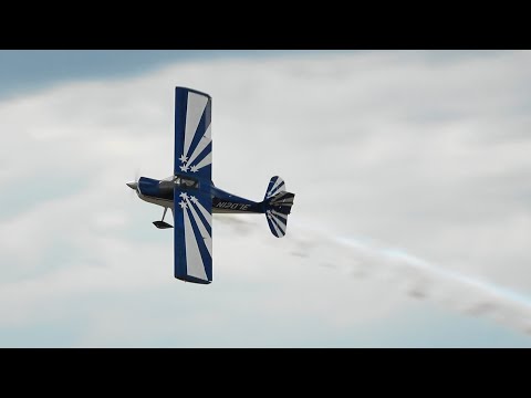 R.J.  Gritter Decathlon Aerobatics -  Flying Circus Airshow  - 50th Anniverasry