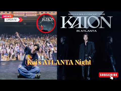 EXO Kai’s Atlanta Concert 2025 | Emotional KAION Tour Moments!