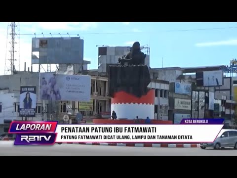 Bundaran Fatmawati Semakin Indah Bernuansa Merah Putih 