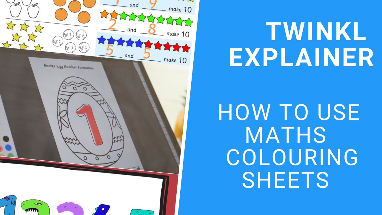 How to Use Maths Colouring Sheets