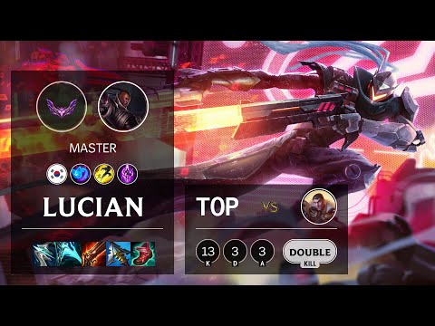Lucian Top vs Jayce - KR Master Patch 12.4