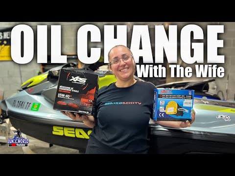 Oil change on 2022 Sea doo GTI se
