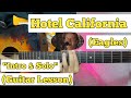 Hotel California - Eagles | Guitar Lesson | Intro & Solo | (Live Acoustic)1994