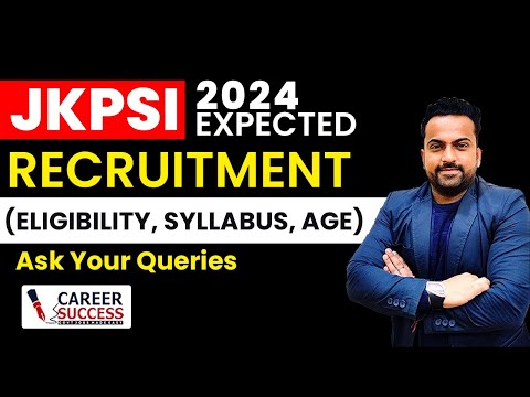 Jkpsi Recruitment 2024 || Eligibility,Syllabus,Age || Informative video #Jkpsi # jkpsubinspector