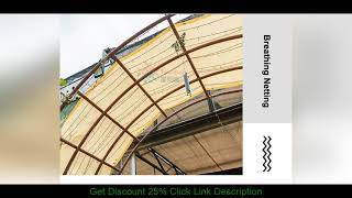 Review Tewango Brand HDPE Mesh Outdoor Shade Sails Sand Rectangle Patio Garden Cover UV Block Custo