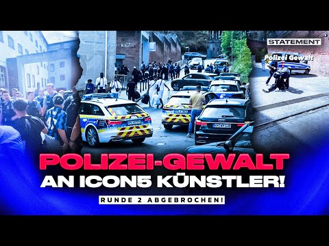 Major police operation & ICON 5 artists arrested!! 🚨 Round 2 canceled!