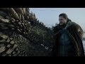 Jon Snow Rides A Dragon Game Of Thrones Season 8