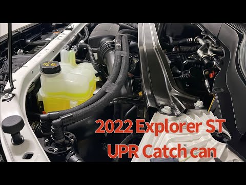 UPR Dual Valve Catch Can install (new style) on my 2022 Ford Explorer ST. #howto #upr #explorerst