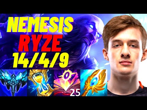 NEMESIS PLAYS RYZE VS CORKI MID |EUW CHALLENGER PATCH 11.5| [League of Legends] Full Gameplay