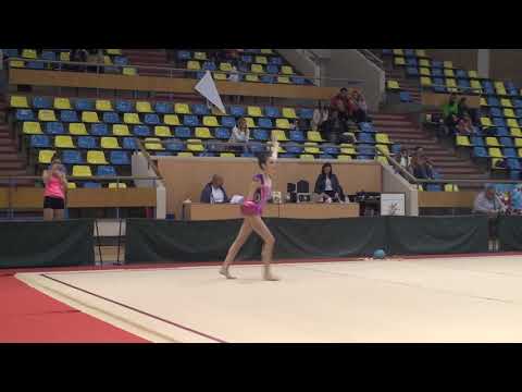 Leila Alisah Ball KRG Arabesque BIH Prejuniors Level A 2007 2006 Arad Trophy Rhythmic 21 October 201