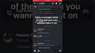 how to fake discord text messages on mobile