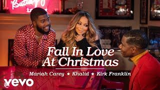 Musik-Video-Miniaturansicht zu Fall in Love at Christmas Songtext von Mariah Carey feat. Khalid & Kirk Franklin