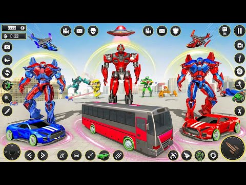 Optimus Prime Multiple Transformation Jet Robot Car Game 2020 - Android Gameplay Racer Hayatul