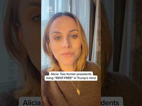 Alicia: Two former presidents living 'RENT-FREE' in Trump's mind