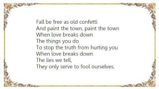 Lisa Stansfield - When Love Breaks Down Lyrics