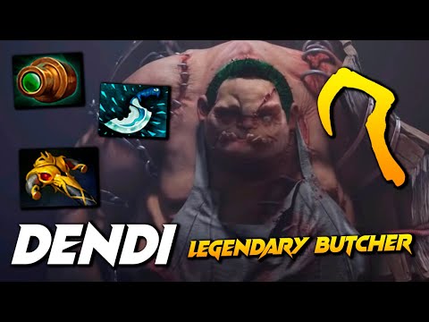 Dendi Pudge - Legendary Butcher - Dota 2 Pro Gameplay [Watch & Learn]