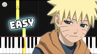 [full] Naruto OST - "Sadness and Sorrow" - EASY Piano Tutorial & Sheet Music