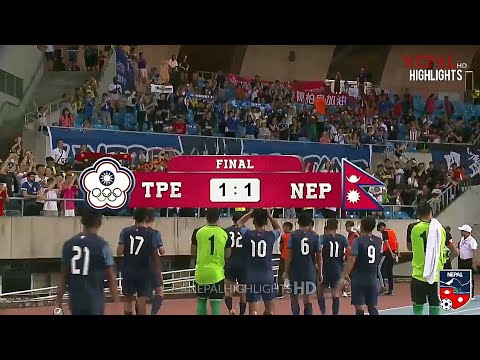 Taiwan 1-1 Nepal 