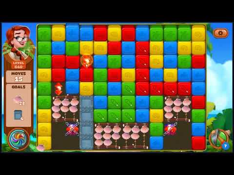 Lost Island Blast Adventure Level 640 - NO BOOSTERS 🏝️ | SKILLGAMING ✔️