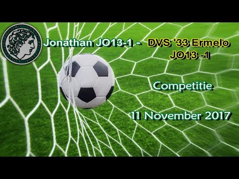 Samenvatting DVS´33 Ermelo JO13-1 - Jonathan JO13-1 (0-2) 11-november 2017
