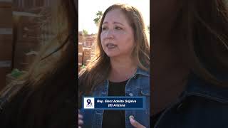 Adelita Grijalva lends a hand at mobile food bank