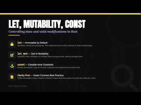 Rust Code Examples Variables Mutability
