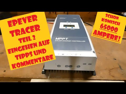 Epever MPPT Charge Controller Part 2 - Tracer 8420AN