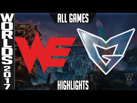 WE vs SSG Highlights ALL GAMES - Worlds 2017 Semifinals - Team WE vs Samsung Galaxy