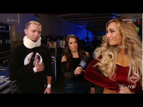 (WWE) James Ellsworth,Carmella And Dolph Ziggler Backstage (720pHD) :-)