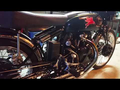 Vincent Black Lightning Motorcycle - Great Sound - 1200cc