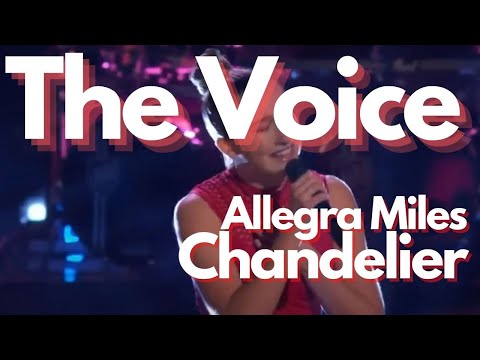 Breathtaking Allegra Miles performs Sia's "Chandelier" - The Voice 2020 (Slowed Reverb Bass Boosted)