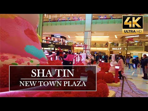 Andando pela New Town Plaza, Sha Tin - o maior shopping center de HONG KONG [4K HDR] | HK4K