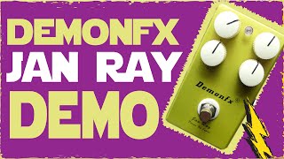 Video thumbnail for Dr. Madtone - DEMONFX  - Jan Ray (Overdrive) Demo  - [Vemuram Jan Ray Clone] by Dr. Mad Tone