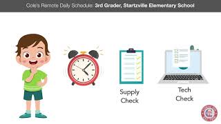 Remote Sample Schedule for Elementary School: 3rd through 5th Grade