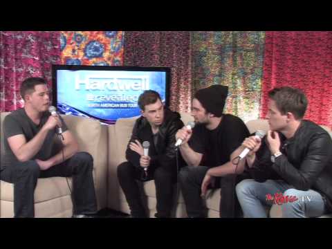 TheRave.TV backstage interview with Hardwell, Dyro, and Dannic
