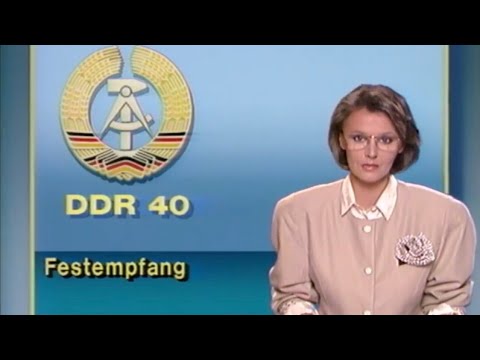 Aktuelle Kamera 07.10.1989 – 40 Jahre DDR