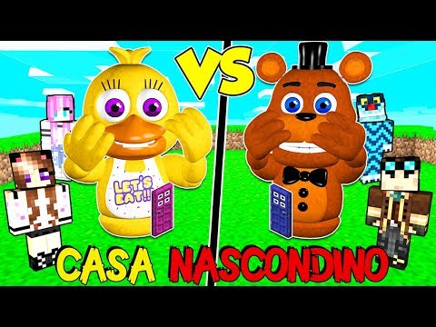 CASA NASCONDINO MASCHI CONTRO FEMMINE SU MINECRAFT!!