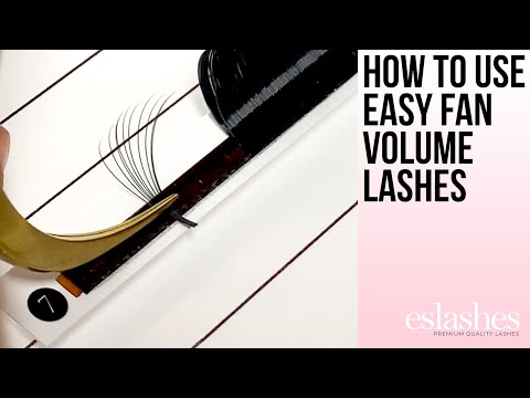 How To Use Easy Fan Volume Eyelash Extensions