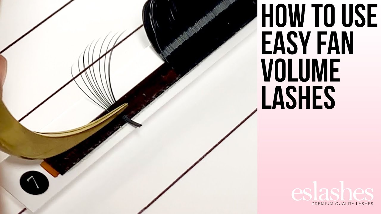How To Use Easy Fan Volume Eyelash Extensions