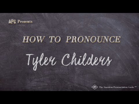 How to Pronounce Tyler Childers (Real Life Examples!)