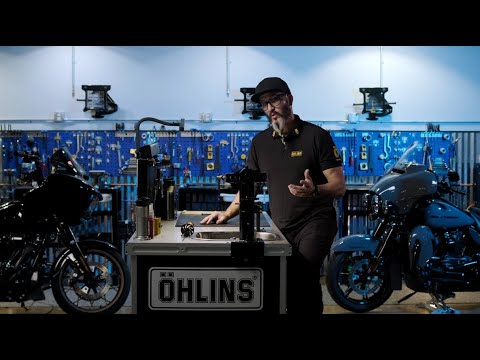 Öhlins Motorcycle Front Fork Kit Installation - FKS 228 - NIX 22 Cartridge Kit