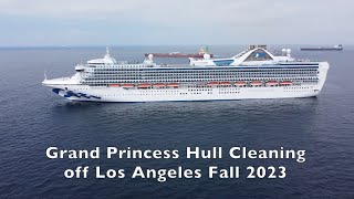 The Grand Princess at Anchor off Los Angeles
