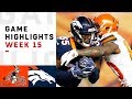 Browns vs. Broncos Week 15 Highlights | NFL 2018