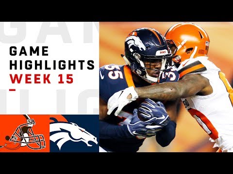 Browns vs. Broncos Week 15 Highlights | NFL 2018 Video