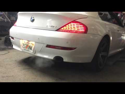2009 Bmw 650i e63 muffler delete