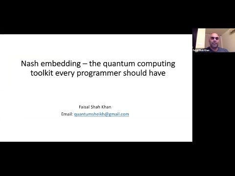 Nash Embedding by Faisal Shah Khan