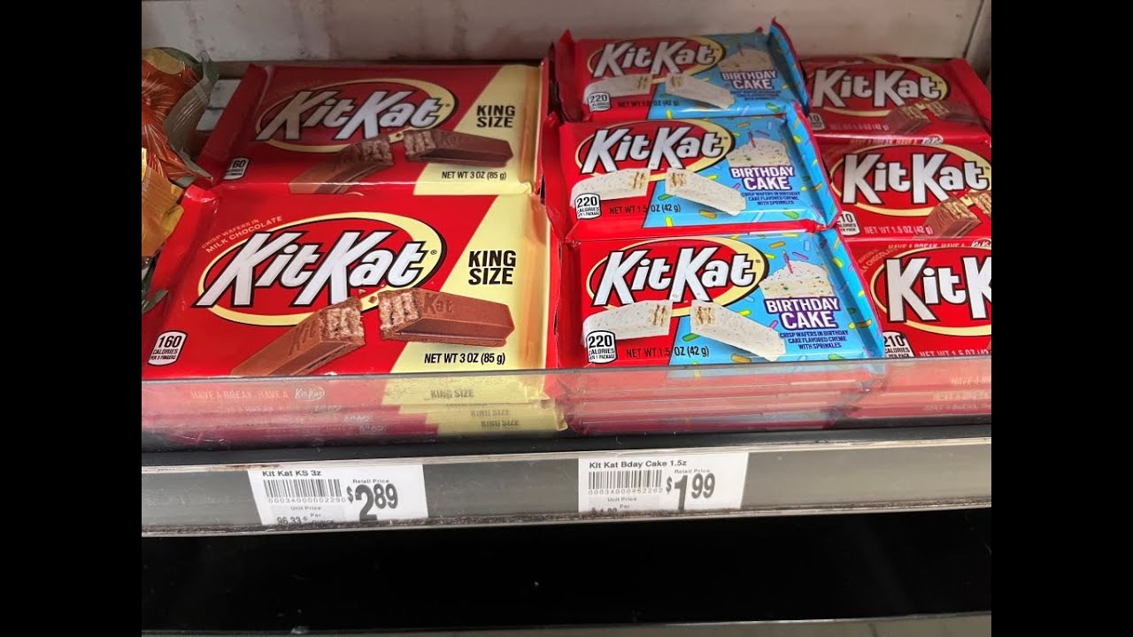 KIT KAT® Birthday Cake Candy Bar Review