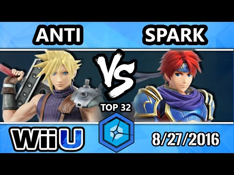 Shine 2016 Smash 4 - ANTi (Cloud, Zero Suit Samus) Vs. Spark (Roy, Sonic) SSB4 Top 32 - Smash Wii U