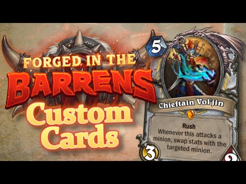 CUSTOM Forged in the Barrens Cards! | Top Custom Cards of the Week #86 | Hearthstone