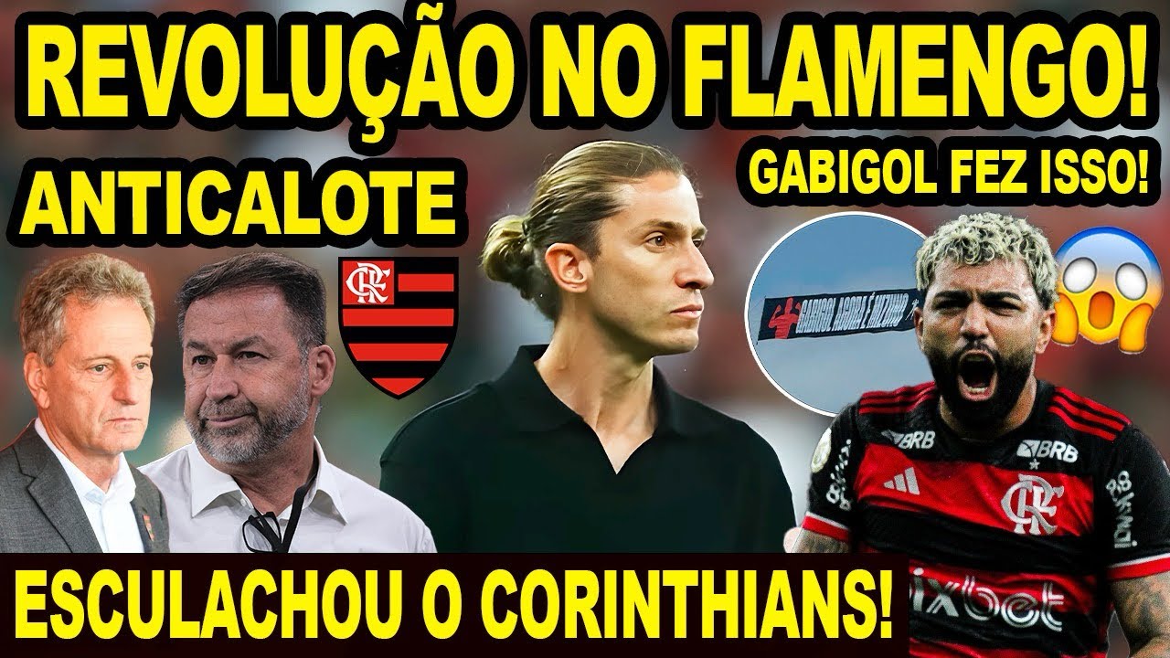 FILIPE LUIS FEZ UMA REVOLUÇÃO NO TREINO DO FLAMENGO! CORINTHIANS ESCULACHADO! PATROCINADOR ANUNCIA!